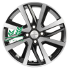 Диск Khomen Wheels KHW1609 (Rio II/Solaris II) Black-FP 6x16/4x100 ET46 D54,1