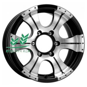 Диск K&K Байконур (КС473) Алмаз черный 7x15/6x139,7 ET-5 D110,1