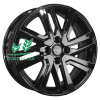 Диск Khomen Wheels KHW1609 (Rio II/Solaris II) Black 6x16/4x100 ET48 D54,1