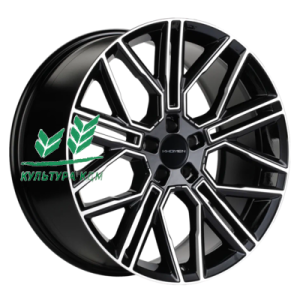Диск Khomen Wheels KHW2101 (Tesla) Black-FP 9.5x21/5x114,3 ET40 D64,1