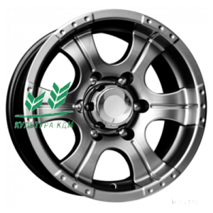 Диск K&K Байконур Джип-рейд (КС465М) Дарк платинум 8x16/5x139,7 ET-15 D110,1