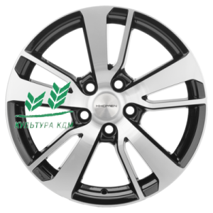 Диск Khomen Wheels KHW1704 (Outlander) Black-FP 7x17/5x114,3 ET38 D67,1