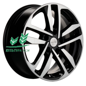 Диск Khomen Wheels KHW1612 (Polo) Black-FP 6.5x16/5x100 ET39 D57,1