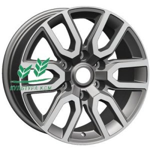 Диск Khomen Wheels KHW1723 (LC Prado/Lexus GX) Gray-FP 8x17/6x139,7 ET25 D106,1