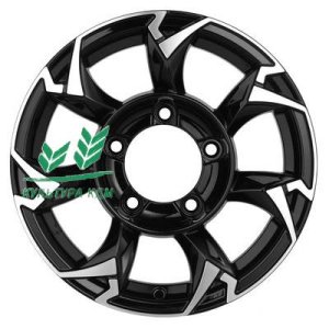 Диск Khomen Wheels KHW1505 (Jimny) Black-FP 5.5x15/5x139,7 ET5 D108,1
