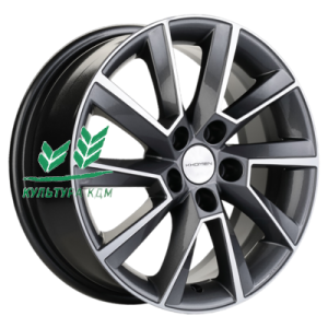 Диск Khomen Wheels KHW1604 (Aveo) Gray-FP 6x16/5x105 ET39 D56,6