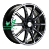 Диск Khomen Wheels KHW1707 (Lada Vesta) Black-FP 6.5x17/4x100 ET50 D60,1