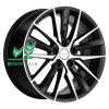 Диск Khomen Wheels KHW1807 (Geely Coolray) Black-FP 8x18/5x114,3 ET53 D54,1