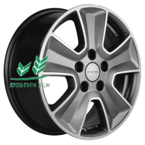 Диск Khomen Wheels KHW1601 (Huyndai/Kia) Gray-FP 6.5x16/5x114,3 ET43 D67,1
