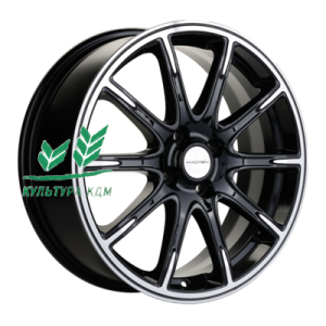 Диск Khomen Wheels KHW1707 (Lada Vesta) Black-FP 6.5x17/4x100 ET50 D60,1