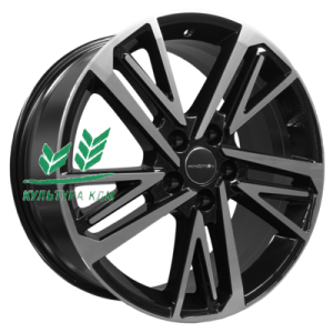 Диск Khomen Wheels KHW1815 (Passat) Black-FP 8x18/5x112 ET48 D57,1