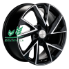 Диск Khomen Wheels KHW1714 (Jac/Москвич 3) Black-FP 7x17/5x108 ET40 D54,1