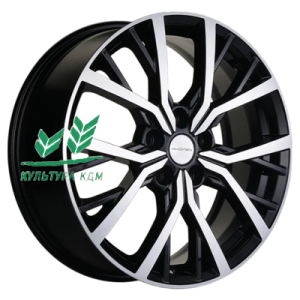 Диск Khomen Wheels KHW1806 (Dargo/Jolion) Black-FP 7x18/5x114,3 ET37 D66,5