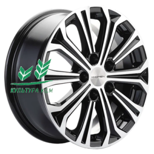 Диск Khomen Wheels KHW1610 (Toyota/Suzuki) Black-FP 6.5x16/5x114,3 ET45 D60,1