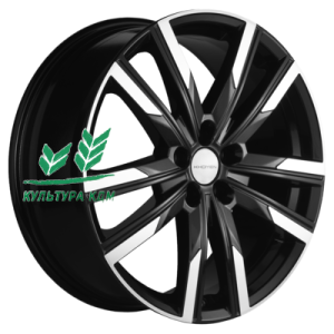 Диск Khomen Wheels KHW1905 (Kodiaq/Tiguan) Black-FP 7.5x19/5x112 ET43 D57,1