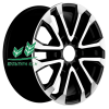 Диск Khomen Wheels KHW1805 (Haval H5/Great Wall Hover H3/H5) Black-FP 7.5x18/6x139,7 ET38 D100,1