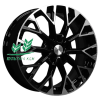 Диск Khomen Wheels KHW1718 (K5/Sonata/Tucson/JAC J7) Black-FP 7x17/5x114,3 ET48 D67,1