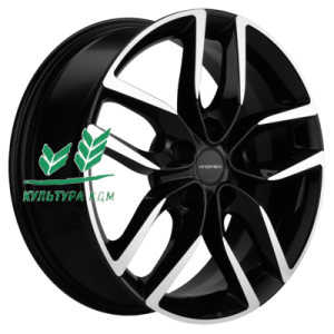 Диск Khomen Wheels KHW1708 (Mazda3/CX30) Black-FP 6.5x17/5x114,3 ET45 D67,1