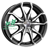 Диск K&K Brent (КС733) Алмаз черный 6x16/4x98 ET35 D58,5