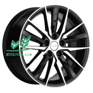 Диск Khomen Wheels KHW1807 (A6/Q5) Black-FP 8x18/5x112 ET39 D66,6