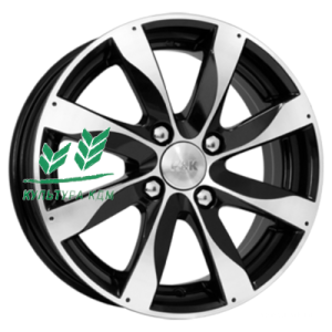 Диск K&K Джемини (КС480) Алмаз черный 5.5x14/4x100 ET39 D67,1