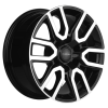 Диск Khomen Wheels KHW1723 (Fortuner/Hilux) Black-FP 8x17/6x139,7 ET30 D106,1