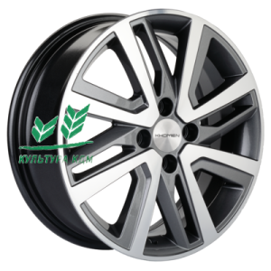 Диск Khomen Wheels KHW1609 (Rio II/Solaris II) Gray-FP 6x16/4x100 ET46 D54,1