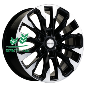 Диск Khomen Wheels KHW2010 (LC 300) Black-FP 8x20/6x139,7 ET60 D95,1
