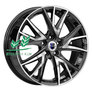 Диск K&K Кайлас (КС1054) Алмаз черный 6.5x18/5x108 ET50 D63,35