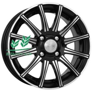 Диск K&K Сиеста (КС477) Алмаз черный 5x13/4x100 ET35 D67,1