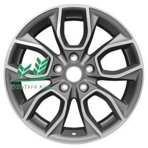 Диск Khomen Wheels KHW1713 (Kodiaq/Tiguan) Gray-FP 7x17/5x112 ET40 D57,1