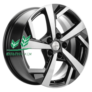 Диск Khomen Wheels KHW1712 (Jolion) Black-FP 7x17/5x114,3 ET37 D66,5