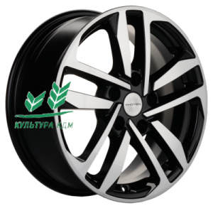 Диск Khomen Wheels KHW1612 (Toyota/Suzuki) Black-FP 6.5x16/5x114,3 ET45 D60,1