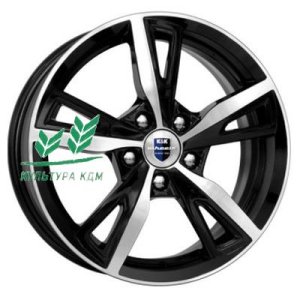 Диск K&K Фишт (КС690) Алмаз черный 6.5x16/5x114,3 ET43 D67,1