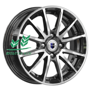 Диск K&K Квант (КС960) Алмаз черный 5.5x14/4x98 ET35 D58,5