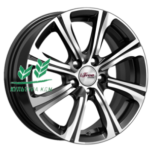 Диск iFree Апероль (КС862) Блэк Джек 6x15/4x100 ET35 D67,1