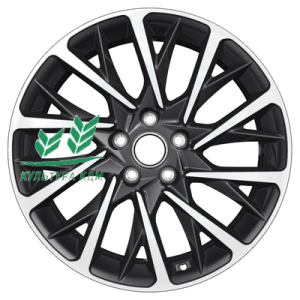 Диск Khomen Wheels KHW1804 (Kodiaq/Tiguan) Black-FP 7.5x18/5x112 ET43 D57,1