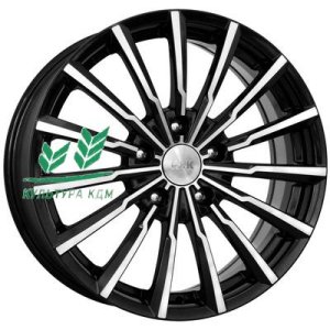 Диск K&K Акцент (КС562) Алмаз черный 7x17/5x114,3 ET41 D67,1