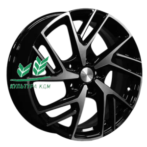 Диск Khomen Wheels KHW1722 (Haval F7/F7x) Black-FP 6.5x17/5x114,3 ET40 D64,1