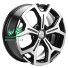 Диск Khomen Wheels KHW1710 (Chery Tiggo 7pro) Black-FP 6.5x17/5x108 ET33 D60,1