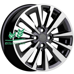Диск K&K Эрман (КС997) Алмаз черный 6.5x16/4x100 ET41 D60,1