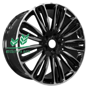 Диск PDW 5312 Gloss Black Machine Face 9.5x21/5x120 ET48 D72,56