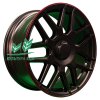 Диск PDW L5424 Satin Black Red Lip 8.5x19/5x130 ET38 D66,6