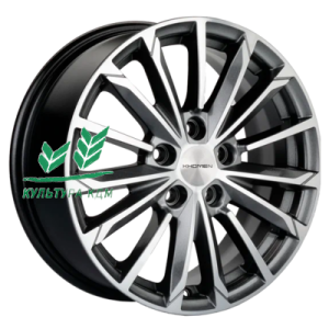 Диск Khomen Wheels KHW1611 (Actyon) G-Silver-FP 6.5x16/5x112 ET39,5 D66,6