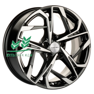 Диск Khomen Wheels KHW1716 (Qashqai) Black-FP 7x17/5x114,3 ET40 D66,1