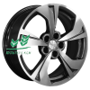 Диск Khomen Wheels KHW1724 (Jac/Москвич 3) Gray-FP 7x17/5x108 ET40 D54,1