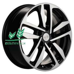 Диск Khomen Wheels KHW1612 (Huyndai/Mazda) Black-FP 6.5x16/5x114,3 ET45 D67,1
