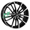 Диск Khomen Wheels KHW1812 (Geely Coolray) Black-FP 7x18/5x114,3 ET53 D54,1