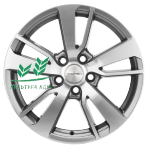 Диск Khomen Wheels KHW1704 (Outlander) Gray-FP 7x17/5x114,3 ET38 D67,1