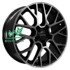 Диск Khomen Wheels KHW1818 (Chery Tiggo 8 (Pro/Pro Max)) Black-FP 7x18/5x108 ET47 D60,1